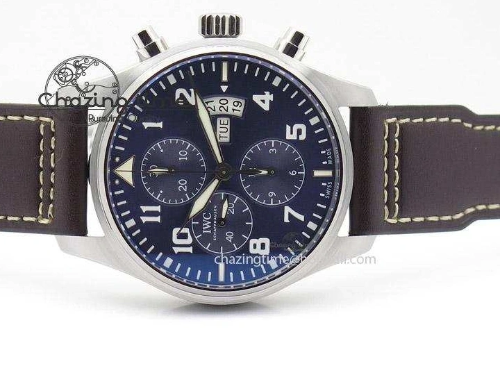 MIROTIME 0508 Pilot Chrono 377706 “Le Petit Prince” V6F Best Edition Blue Dial on Brown Leather Strap A Colorful 7387